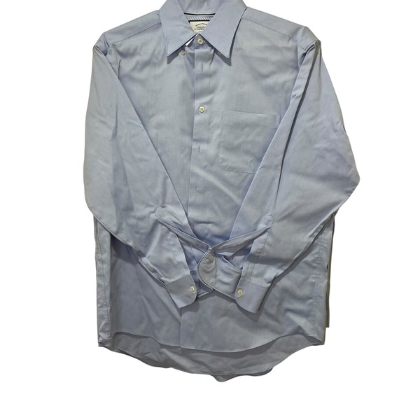 3 Charles Tyrwhitt Classic Fit Non-Iron Dress Shirts Mens Light Blue 16 1/2 - Picture 1 of 3